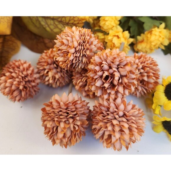 Autumn Floral Arrangement Supplies Mix Mums Fall Leaves Berries Wreath Craft Déc - Picture 8 of 16